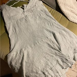 Dainty, flowy light blue sun dress